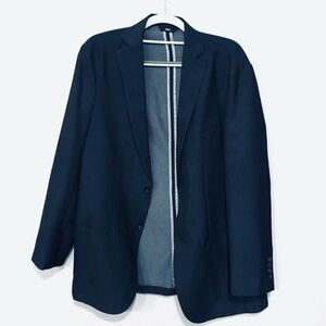 Haggar H26 Navy Blue Tailored Fit The Park Blazer Men’s Small